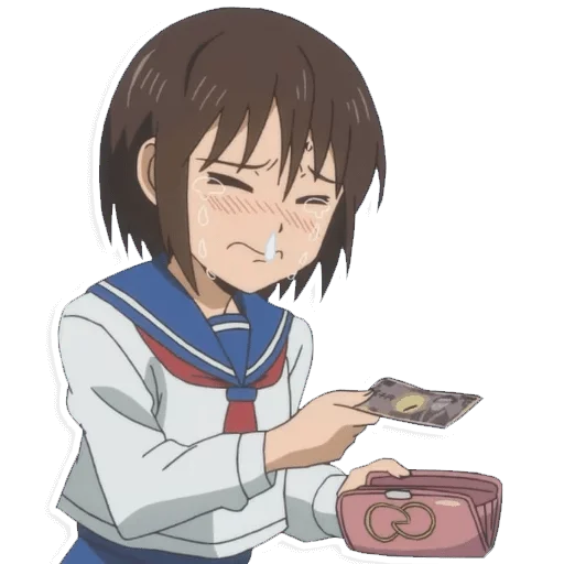 💰 Стикер «Аниме грусть Anime sadness» для Telegram