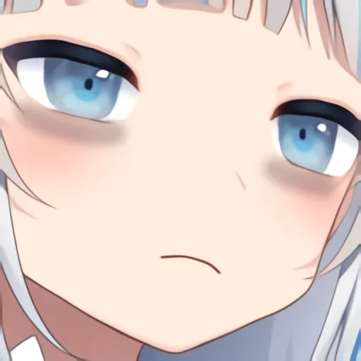 😷 Стикер «Аниме грусть Anime sadness» для Telegram