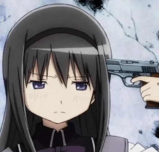 🔫 Стикер «Аниме грусть Anime sadness» для Telegram