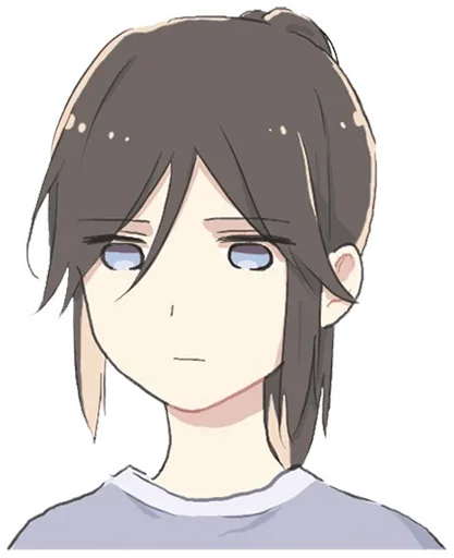 😑 Стикер «Аниме грусть Anime sadness» для Telegram