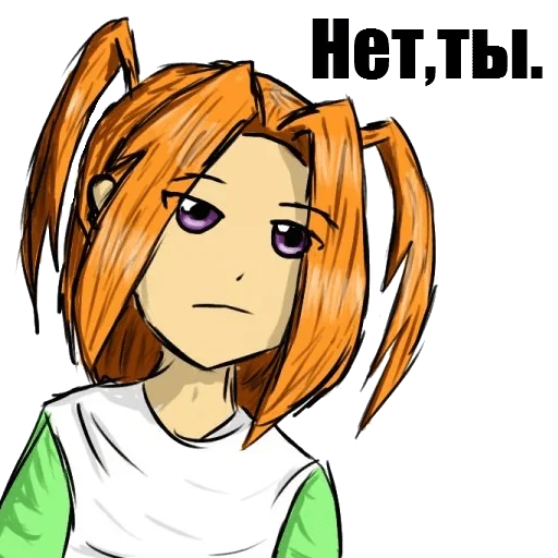😕 Стикер «Аниме грусть Anime sadness» для Telegram