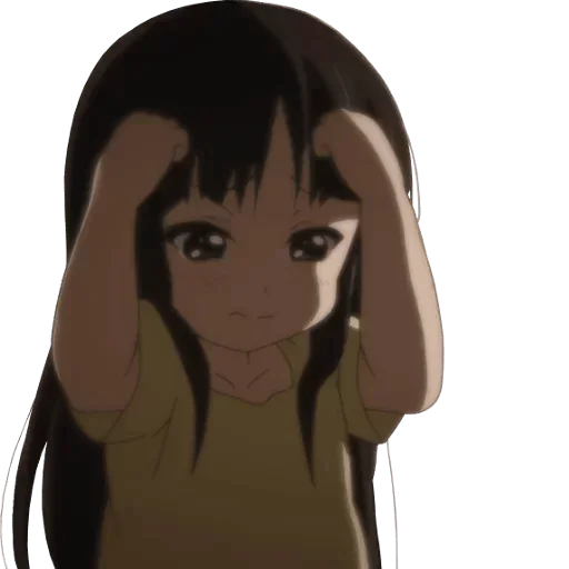🙁 Стикер «Аниме грусть Anime sadness» для Telegram