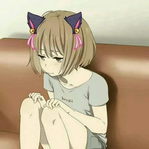 🌟 Стикер «Аниме грусть Anime sadness» для Telegram