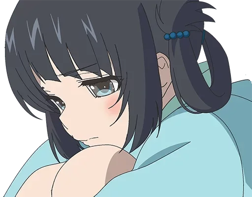 ❤ Стикер «Аниме грусть Anime sadness» для Telegram