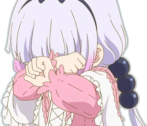 👊 Стикер «Аниме грусть Anime sadness» для Telegram