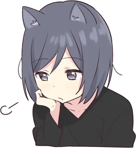 😤 Стикер «Аниме грусть Anime sadness» для Telegram