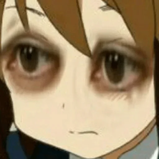 😒 Стикер «Аниме грусть Anime sadness» для Telegram