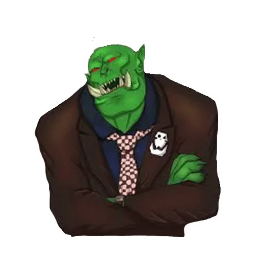 ☹️ Стикер «WH40K Orcs —» для Telegram