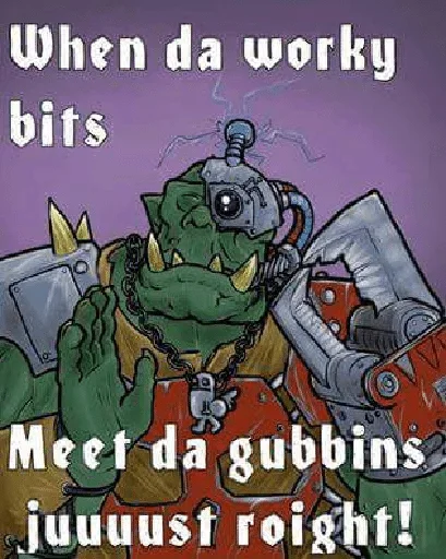 👌 Стикер «WH40K Orcs —» для Telegram