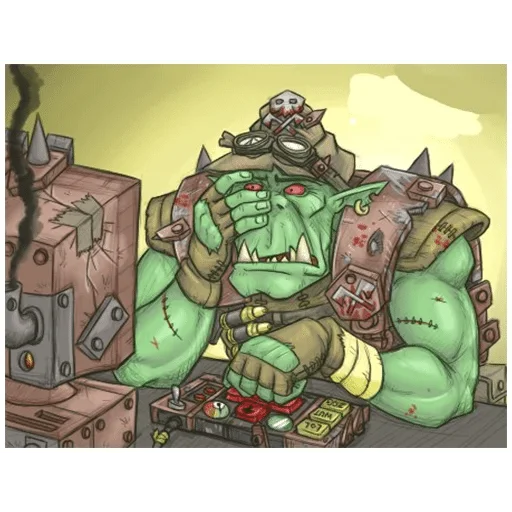 🤦‍♂️ Стикер «WH40K Orcs —» для Telegram
