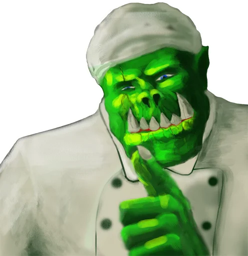👈 Стикер «WH40K Orcs —» для Telegram