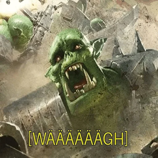 😵 Стикер «WH40K Orcs —» для Telegram