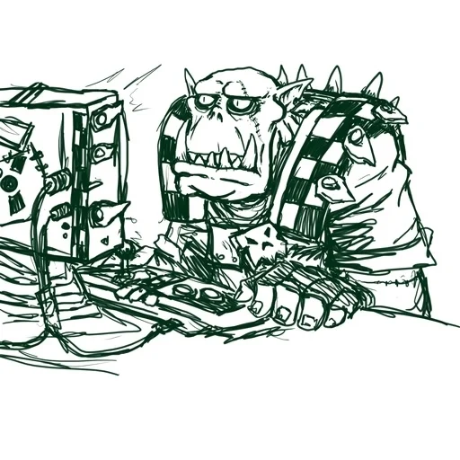 😳 Стикер «WH40K Orcs —» для Telegram