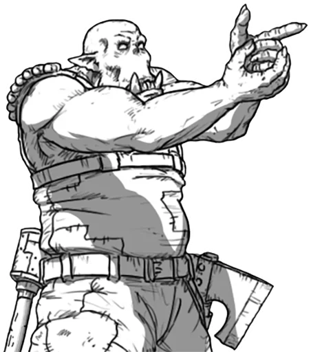 🔫 Стикер «WH40K Orcs —» для Telegram