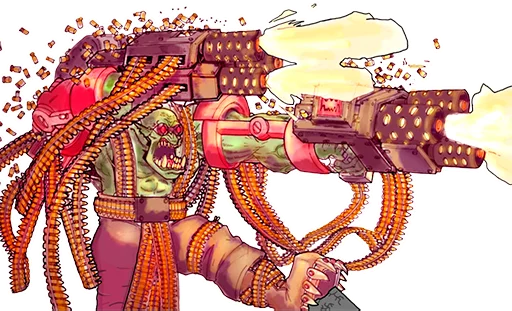 🔫 Стикер «WH40K Orcs —» для Telegram