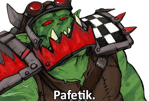😈 Стикер «WH40K Orcs —» для Telegram