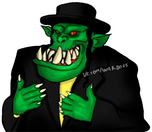 🤑 Стикер «WH40K Orcs —» для Telegram