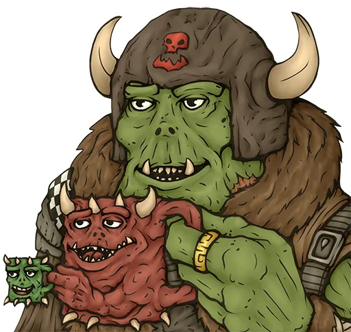 😃 Стикер «WH40K Orcs —» для Telegram