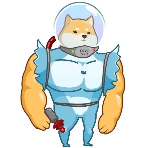 💪 Стикер «Космический рейнджер Акио» для Telegram