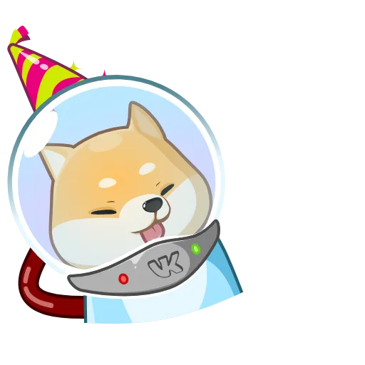 🥳 Стикер «Космический рейнджер Акио» для Telegram