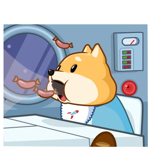 😳 Стикер «Космический рейнджер Акио» для Telegram
