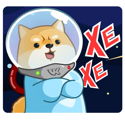 😀 Стикер «Космический рейнджер Акио» для Telegram
