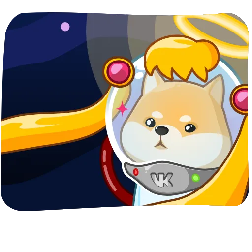 👩‍🦰 Стикер «Космический рейнджер Акио» для Telegram