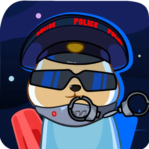 👮‍♀ Стикер «Космический рейнджер Акио» для Telegram
