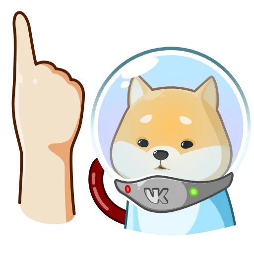 ☝️ Стикер «Космический рейнджер Акио» для Telegram