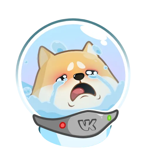 😭 Стикер «Космический рейнджер Акио» для Telegram