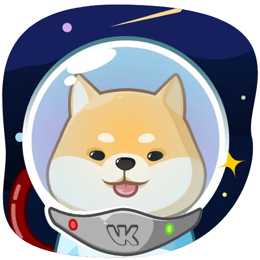 Стикерпак Космический рейнджер Акио для Telegram