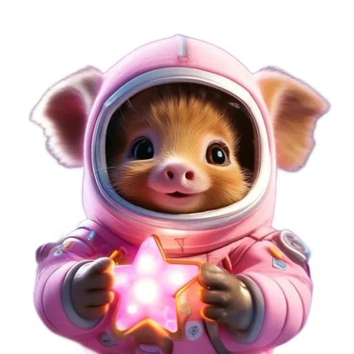 🐷 Стикер «Космические Звери» для Telegram