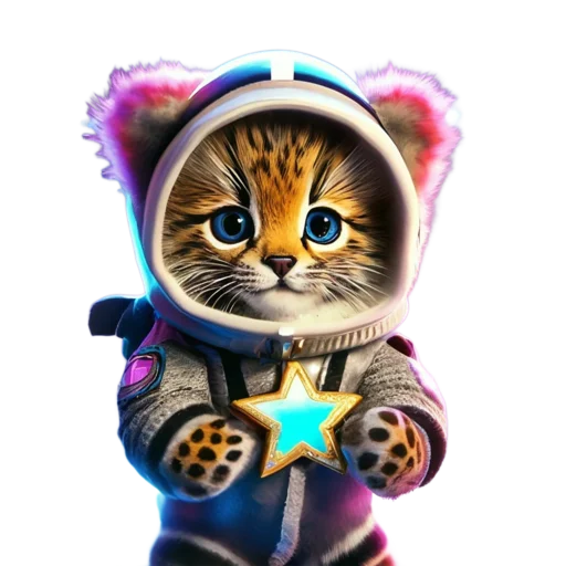 🐆 Стикер «Космические Звери» для Telegram