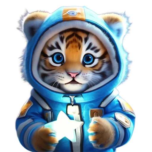 🐯 Стикер «Космические Звери» для Telegram