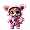 🐱 Эмодзи «Космические Звери» для Telegram