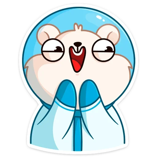 ☺️ Стикер «КосмоМишка» для Telegram