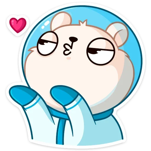 😘 Стикер «КосмоМишка» для Telegram