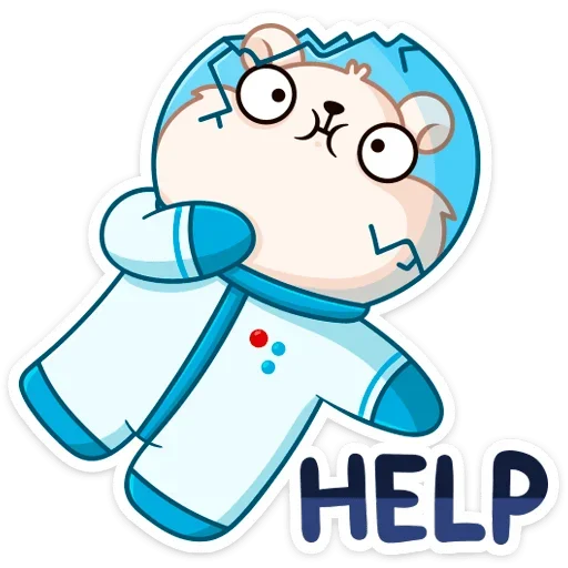 🙊 Стикер «КосмоМишка» для Telegram