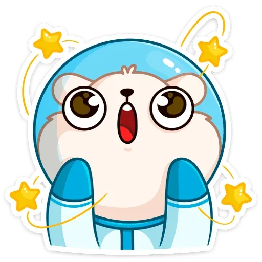 👩‍🚀 Стикер «КосмоМишка» для Telegram