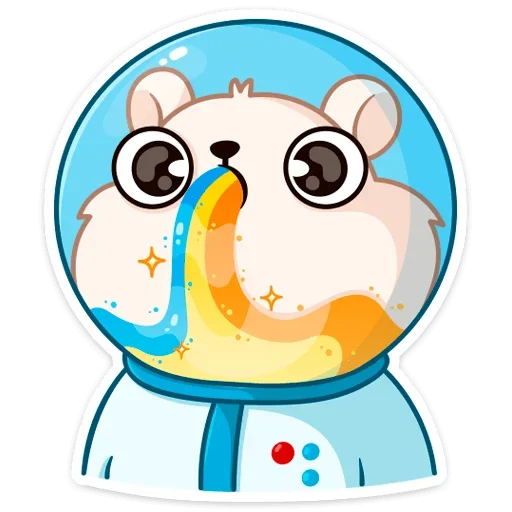 🌈 Стикер «КосмоМишка» для Telegram