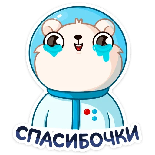 🙏 Стикер «КосмоМишка» для Telegram