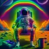 Стикер 27 Набор эмоджи с космическим вайбом