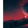 Стикер 20 Набор эмоджи с космическим вайбом