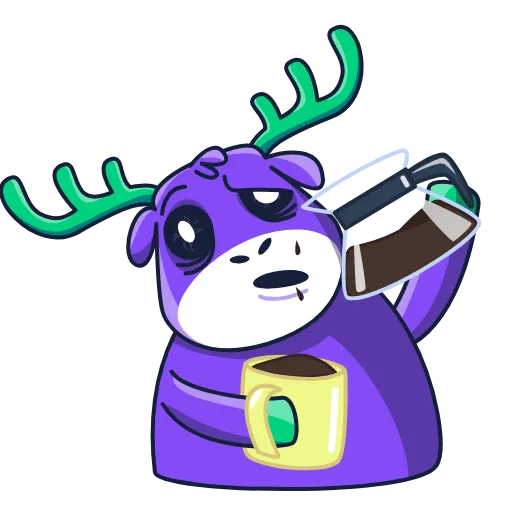 🧉 Стикер «SpaceDeer» для Telegram