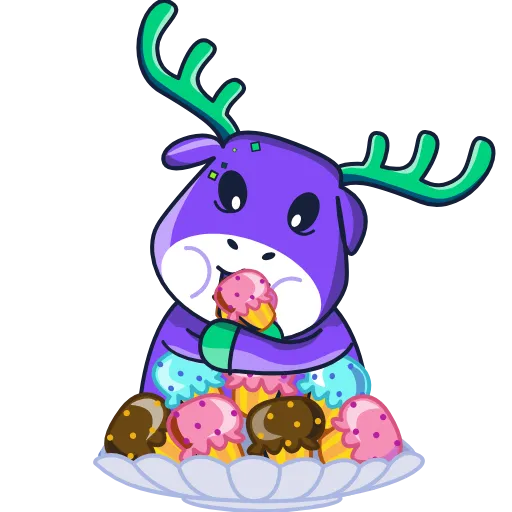 Стикерпак SpaceDeer для Telegram