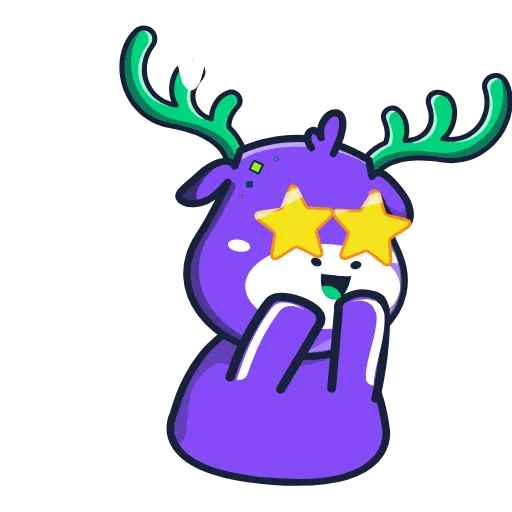 🤩 Стикер «SpaceDeer» для Telegram