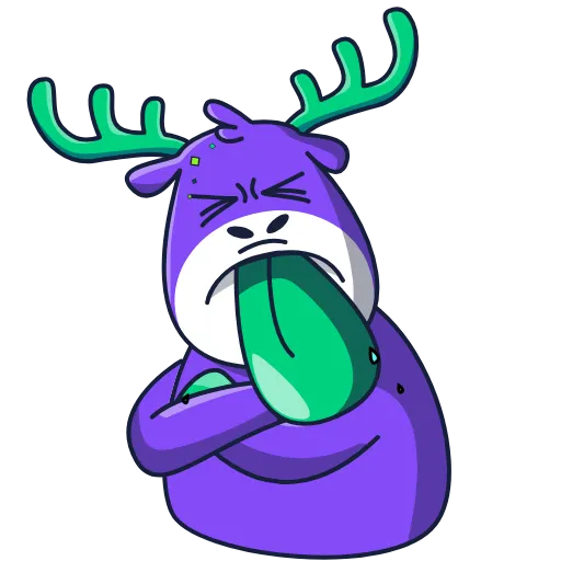😛 Стикер «SpaceDeer» для Telegram