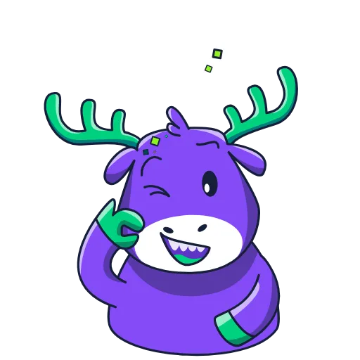 👌 Стикер «SpaceDeer» для Telegram