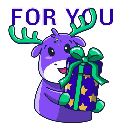 🎁 Стикер «SpaceDeer» для Telegram