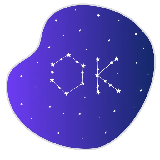 👌 Стикер «Космос внутри нас» для Telegram